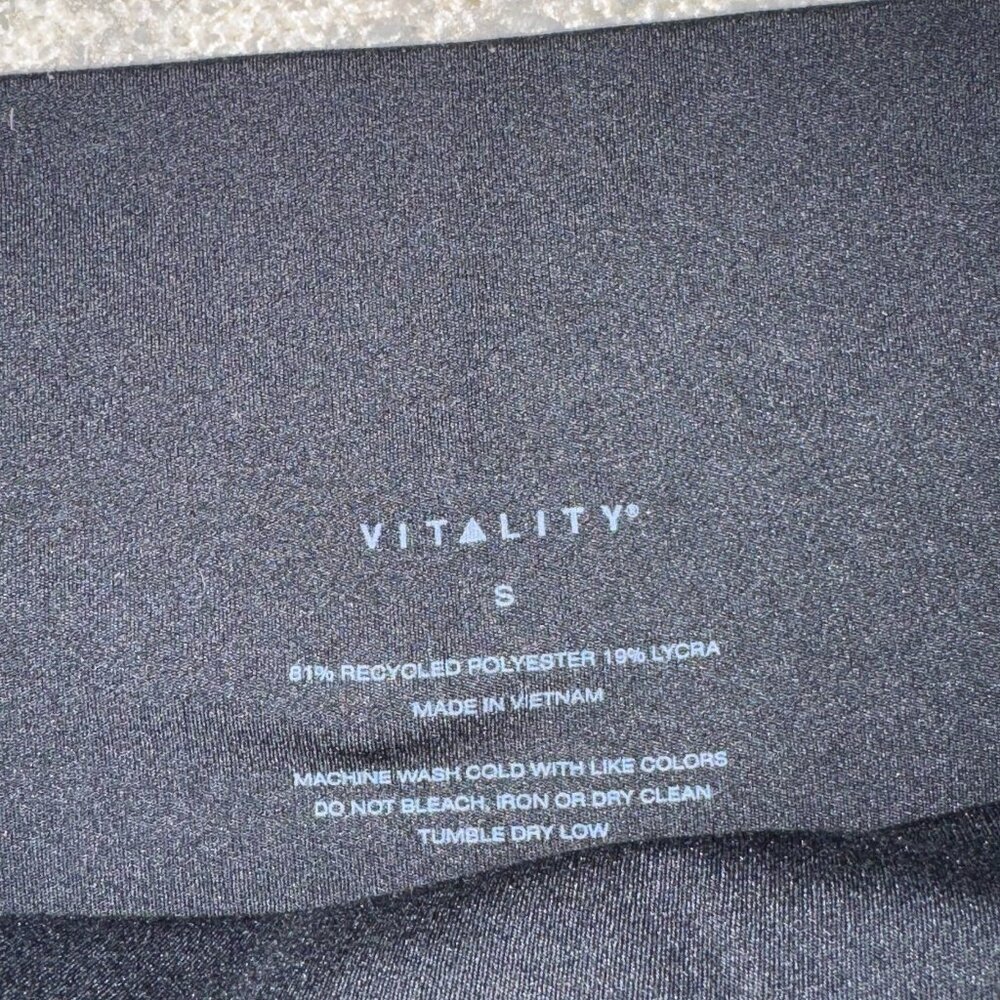 Vitality Wrap Waist Leggings - Black - Small - Picture 4 of 4